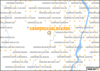 map of Kampong Kuala Kepok