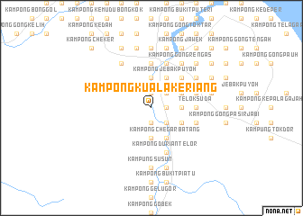 map of Kampong Kuala Keriang