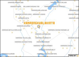 map of Kampong Kuala Kinta