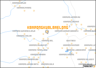 map of Kampong Kuala Melong