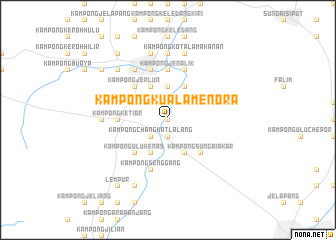 map of Kampong Kuala Menora