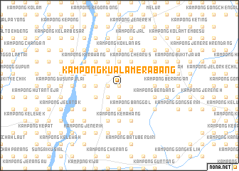 map of Kampong Kuala Merabang