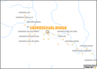 map of Kampong Kuala Nada