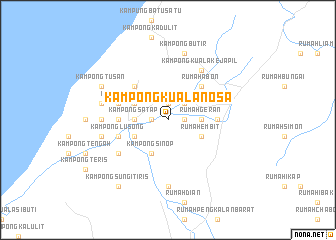 map of Kampong Kuala Nosa