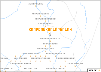 map of Kampong Kuala Perlah