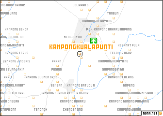 map of Kampong Kuala Punti