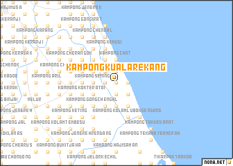 map of Kampong Kuala Rekang