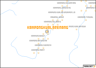 map of Kampong Kuala Renang