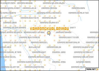 map of Kampong Kuala Rimau