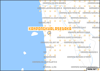 map of Kampong Kuala Sedaka