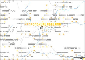 map of Kampong Kuala Selama