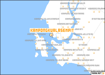 map of Kampong Kuala Sempit