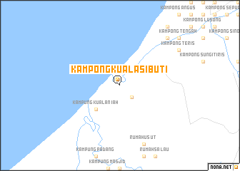 map of Kampong Kuala Sibuti