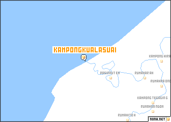 map of Kampong Kuala Suai