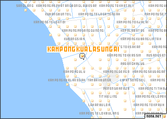 map of Kampong Kuala Sungai