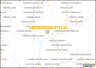map of Kampong Kuala Telui