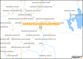 map of Kampong Kubang Bemban