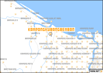 map of Kampong Kubang Bemban