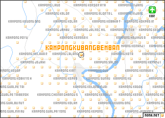 map of Kampong Kubang Bemban