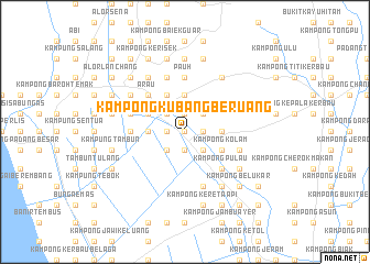 map of Kampong Kubang Beruang