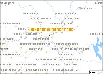 map of Kampong Kubang Besar