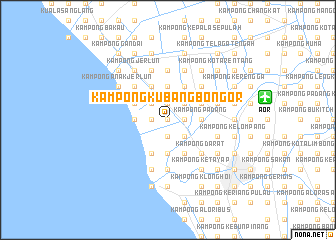 map of Kampong Kubang Bongor
