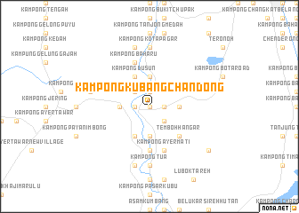 map of Kampong Kubang Chandong