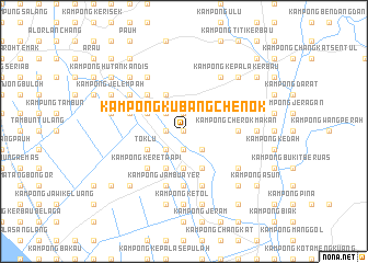 map of Kampong Kubang Chenok