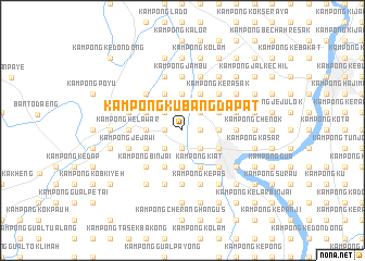 map of Kampong Kubang Dapat