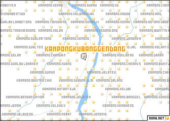 map of Kampong Kubang Gendang