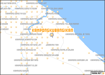 map of Kampong Kubang Ikan