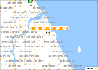 map of Kampong Kubang Ikan