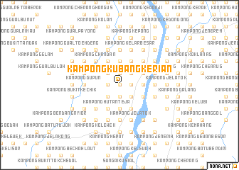 map of Kampong Kubang Kerian