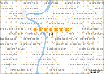 map of Kampong Kubang Kiat