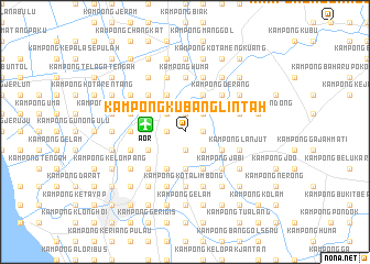 map of Kampong Kubang Lintah