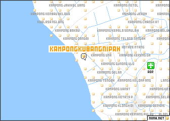 map of Kampong Kubang Nipah