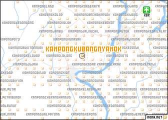 map of Kampong Kubang Nyamok