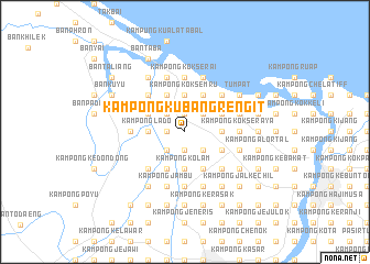 map of Kampong Kubang Rengit