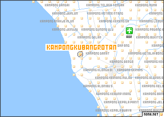 map of Kampong Kubang Rotan