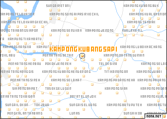 map of Kampong Kubang Sapi