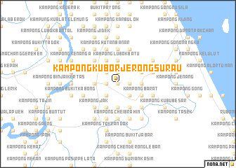 map of Kampong Kubor Jerong Surau