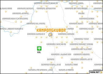 map of Kampong Kubor