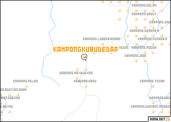 map of Kampong Kubu Dedap