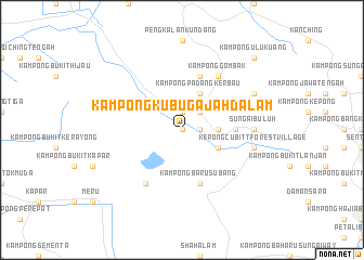 map of Kampong Kubu Gajah Dalam