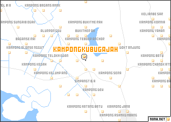 map of Kampong Kubu Gajah