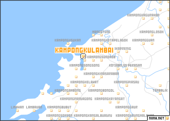 map of Kampong Kulambai