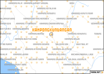 map of Kampong Kundangan