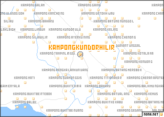 map of Kampong Kundor Hilir