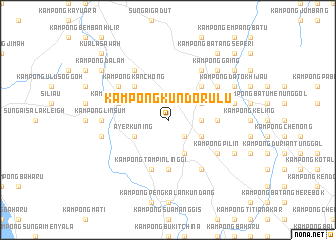 map of Kampong Kundor Ulu