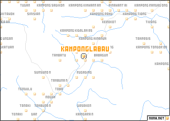 map of Kampong Labau